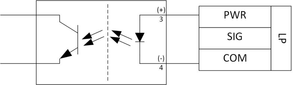 Controller Connection to Optically Isolated Relay